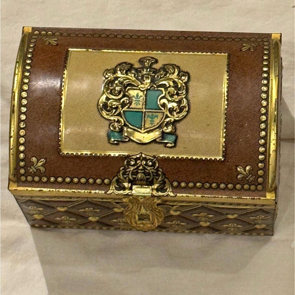 Vintage West German Metal Tin